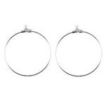 FN ER111 Beading Hoop Silver Small 21x24mm 10 pcs FN ER111 Beading Hoop Silver Small 21x24mm 10 pcs