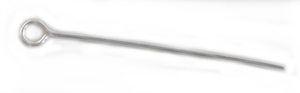 FN Eye Pin Sterilng Silver 25mm 10pcs