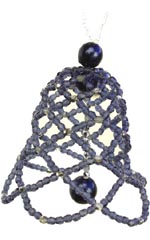 Christmas Bell Montana Blue Beading Kit