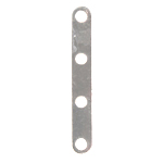 FN CN117 Silver pl. Spacer Bar 4 holes 20x2.5mm 70pcs FN CN117 Silver pl. Spacer Bar 4 holes 20x2.5mm 70pcs
