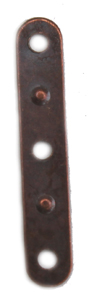 FN CN120 Ant. Copper Connector Bar 3 holes 20x3mm 50pcs