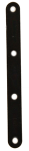 FN CN121 Black Zinc Spacer Bar 4 holes 36x3mm 50pcs