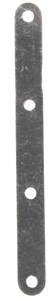 FN CN121Silver pl. Spacer Bar 4 holes 36x3mm 50pcs