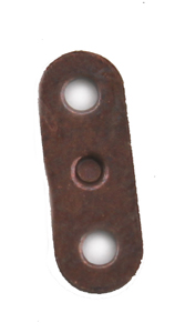 FN CN122 Ant. Copper Connector Bar 2 holes 9.5x6mm 10pcs