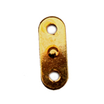 FN CN122 Gold pl. Connector Bar 2 holes 9.5x6mm 10pcs FN CN122 Gold pl. Connector Bar 2 holes 9.5x6mm 10pcs