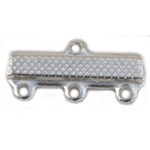 FN CN124 Silver pl. 3 to 1 Connector 18x9mm 4pcs FN CN124 Silver pl. 3 to 1 Connector 18x9mm 4pcs
