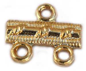 FN CN127 Gold pl. 2 to 1 Connector 11x9.5mm 4pcs