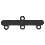 FN CN132 Black Zinc 3 to 1 Connector 23.5x7.5mm 4pcs FN CN132 Black Zinc 3 to 1 Connector 23.5x7.5mm 4pcs