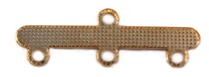 FN CN132 Gold pl. 3 to 1 Connector 23.5x7.5mm 4pcs