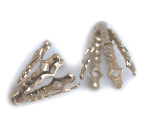 FN PN008 Bell Cup Gold pl. 12mm 10pcs