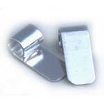 FN PN014 Glue on Bail Silver pl. 6x15mm 3pcs