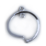 FN PN015 Pincher Bail Circular Silver pl. 18mm 4pcs FN PN015 Pincher Bail Circular Silver pl. 18mm 4pcs