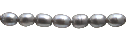 Freshwater Pearls AA Rice Silver Grey 5mm 1string