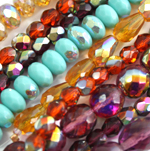 Czech Fire Polished Beads