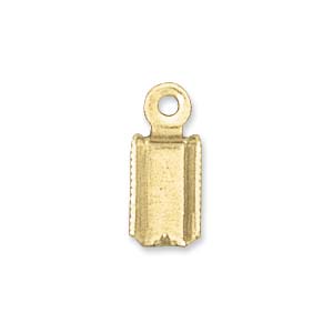 FN NE007 Fold Over Cord End Gold M 50pcs