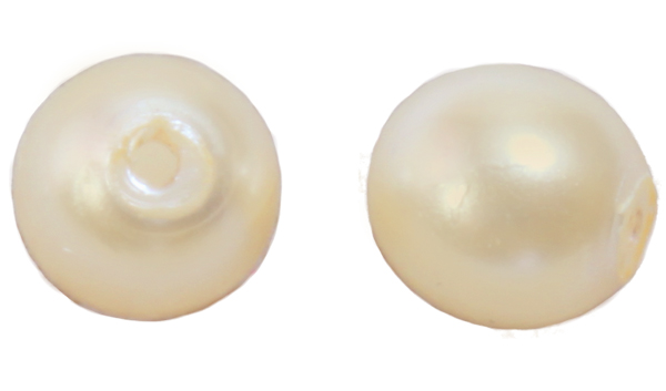 132 14001 Half Drilled Creamrose 6mm 20pcs