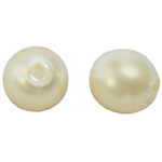 Czech Half Drilled Pearl Cream