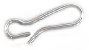 FN Hook Clasp Sterilng Silver 16mm 1pcs