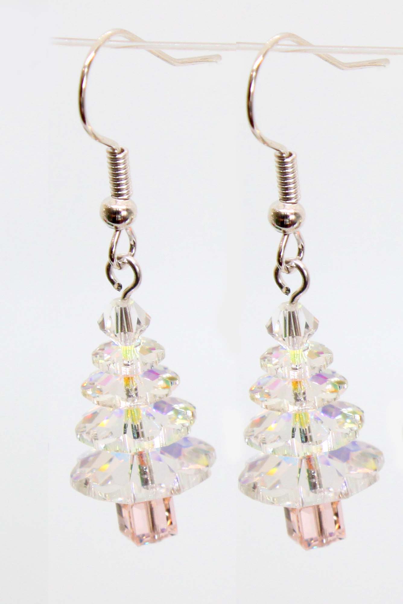 Xmas Tree earrings Kit - Jolly Time 1 pair