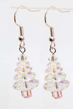 Xmas Tree earrings Kit - Jolly Time 1 pair