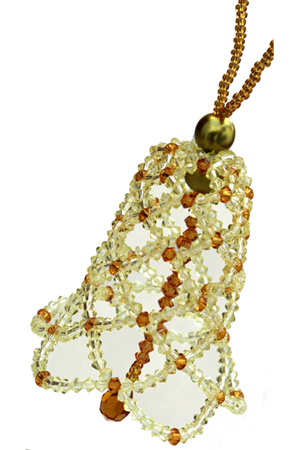 Christmas Bell Jonquil / Topaz Beading Kit Christmas Bell Jonquil / Topaz Beading Kit