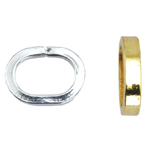 FNNE042 Jump Ring Silver pl. 9.5x7mm 20pcs
