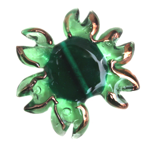 LAMP CZ002 Flower Green 35mm 1 pcs