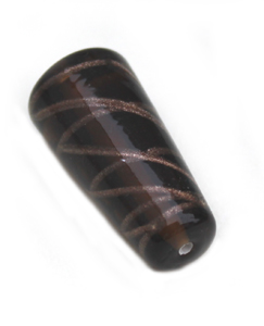 LAMP CZ005 Cone Smoked Topaz 11x24mm 1pcs