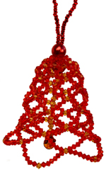 Christmas Bell Light Siam / Topaz Beading Kit
