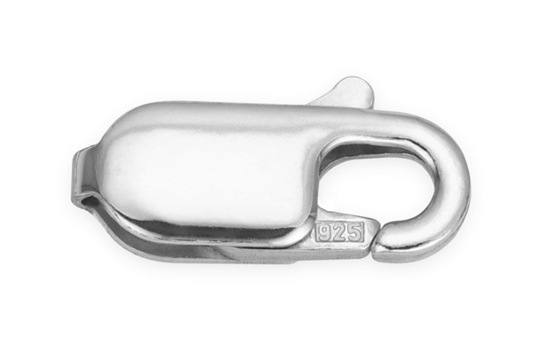 FN Lobster clasp Sterilng Silver Medium  12mm 1pcs
