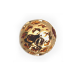 MB110 Gold pl. Round Filigree 8mm 10pcs