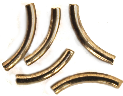 MB122 Gold pl. Tube 7.5x1.5mm 25pcs