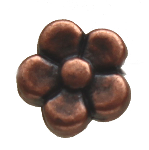 MB250 Ant. Copper Flower 6mm 20pcs