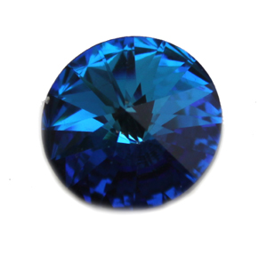 MC 43611177 Rivoli Foiled Bermuda Blue 16mm 1pcs