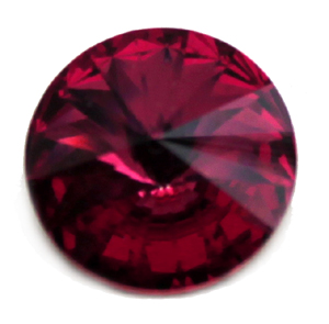 MC 43611177 Rivoli Foiled Red Fuchsia 14mm 1pcs