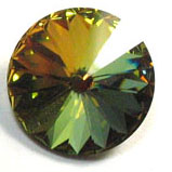 MC 43611177 Rivoli Foiled Crystal Sahara 16mm 1pcs