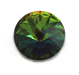 MC 43611177 Rivoli Foiled Vitrail Green16mm 1pcs