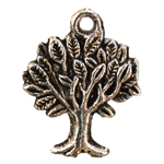 MCH009 Ant. Sil. Tree 19x16.5mm 5 pcs