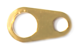 FN NE004 tag Gold pl. 7mm 50pcs