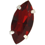 Nav 7192 9000 15x7mm Garnet/Silver 1 pcs Nav 7192 9000 15x7mm Garnet/Silver 1 pcs