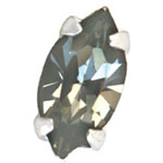 Nav 7192 9000 10x5mm Black Diamond/Silver 1 pcs Nav 7192 9000 10x5mm Black Diamond/Silver 1 pcs