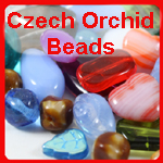 Czech Orchid Beads