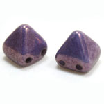 Cz Pyramid Beads 6x6mm 02010/15726 Metallic Purple 30pcs