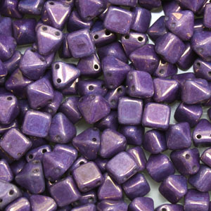 Cz Pyramid Beads 6x6mm 02010/15726 Metallic Purple 30pcs