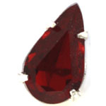 Pear 7192 9050 13x7.8mm Garnet/Silver 1 pcs Pear 7192 9050 13x7.8mm Garnet/Silver 1 pcs
