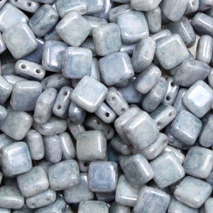 Cz Square Beads 6mm 02010/15464 Light Grey 30pcs