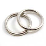 FNSR004 Solid Ring Silver 4mm 25pcs