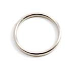 FNSR006 Solid Ring Silver 6mm 25pcs
