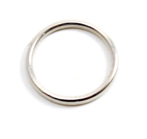 FNSR006 Solid Ring Silver 6mm 25pcs