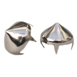 ST006 Metal Cone stud Bright Silver 12.5x10mm 20pcs
